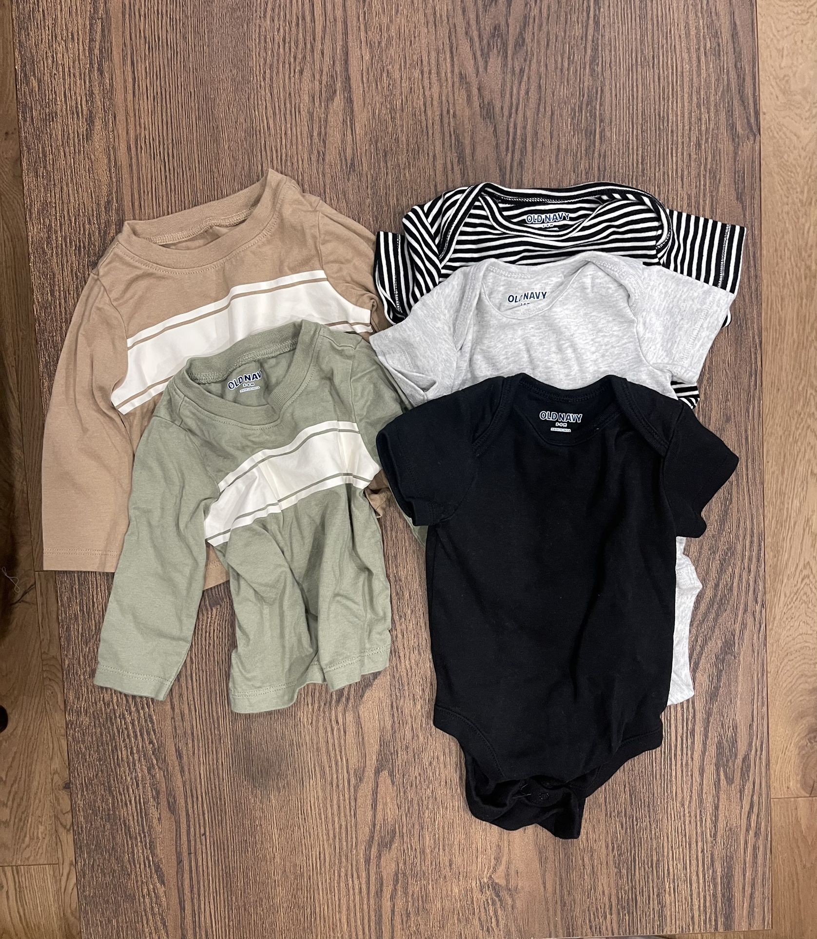 Old Navy Baby Basics Lot (3-6M) – Neutral Colors, Gently Worn