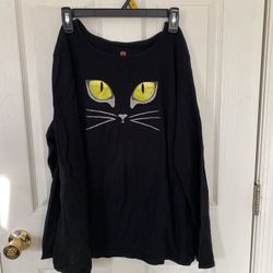 Black Cat Face Shirt
