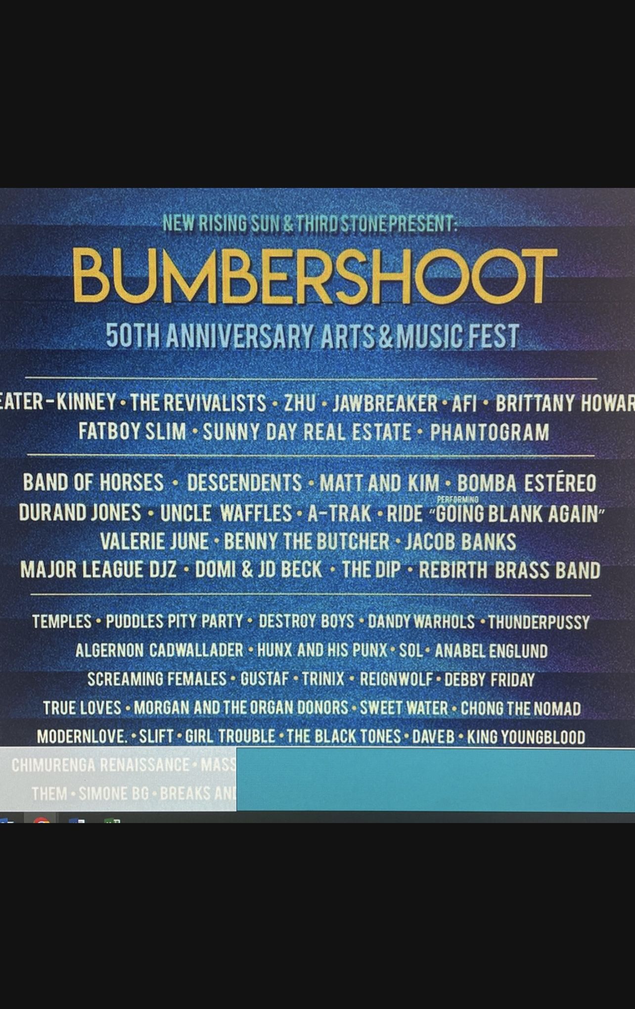 Bumpershoot two day pass ticket 