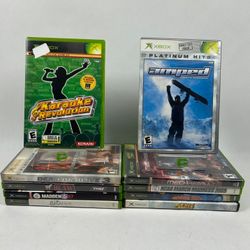 Lot of 10 Microsoft Original Xbox Games