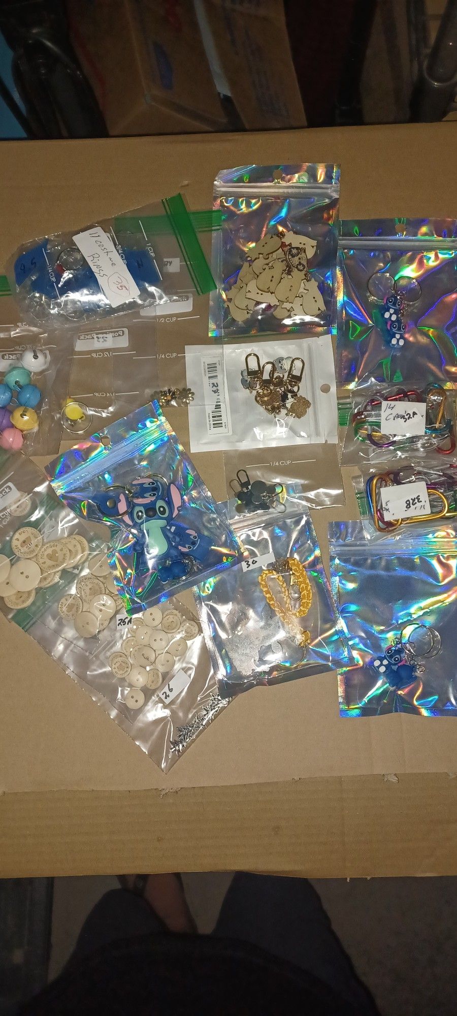 Assorted Lot Of Keyrings And Other Dangles