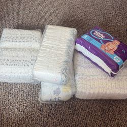 Baby Diapers $10.00 Each Bag