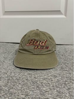 Vintage Bud Ice Beige/Khaki Color Cap Hat