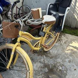 Beach Cruder With Child Chair Attached