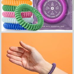 SoulSation 100 Pack Mosquito Repellent Bracelets