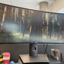 3K Dell Curved Ultra wide Monitor 