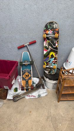 Skateboard and scooter