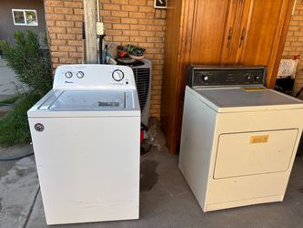 Washer & electric dryer $250