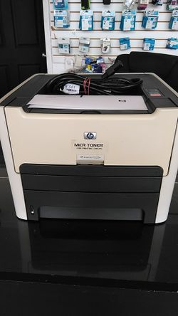 Micr printer with magentic toner