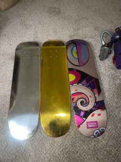 3  Murakami Complexcon skateboards