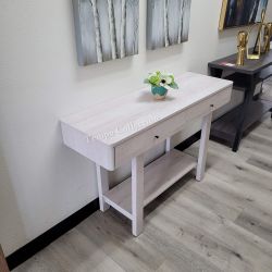 Console Table, White Oak, SKU#10182320