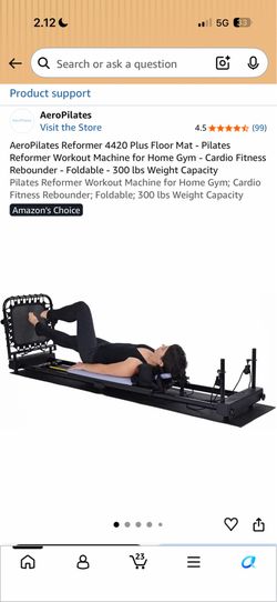 Pilates reformer (aero pilates)