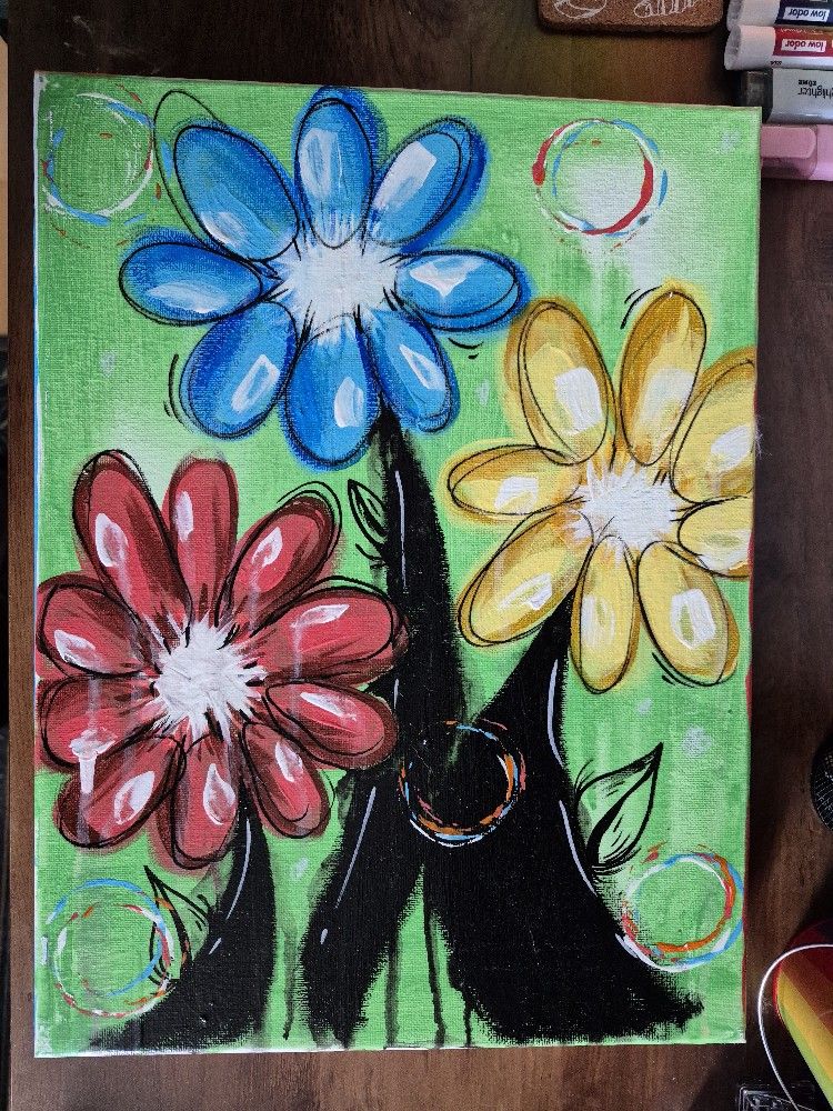 Original Flower Painting