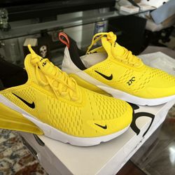 Nike Airmax 270 Sneakers Yellow Strike Black White Men s 8 Women s 9.5 NEW for Sale in Chino Hills CA OfferUp