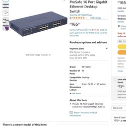 Ethernet Switch Netgear