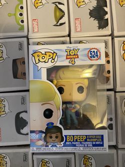 Funko POP Vinyl Movies Disney Pixar Toy Story 4 Bo Peep w/ Officer Giggle McDimples figure 524