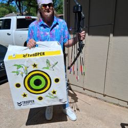 Bow & Arrows With Target