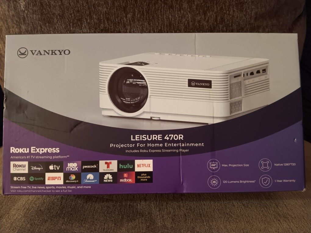 Vankyo | Leisure 470R Projector W/ Roku Express