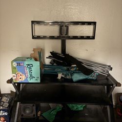 Entertainment Center With Shelves 
