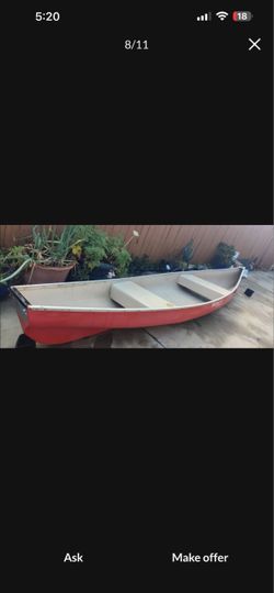 Canoe 16’ transom