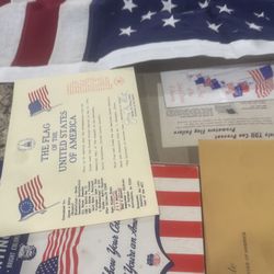 Us Flag Flown Over The Capitol Building 1978+ Certificate And Box 