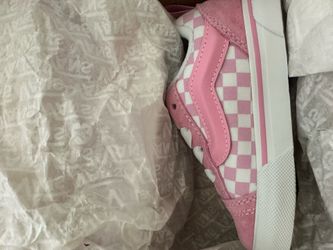 NEW Vans 9c Pink & white checkered