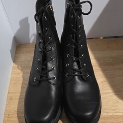 Women's Cole Haan Camea Combat Boots, waterproof leather