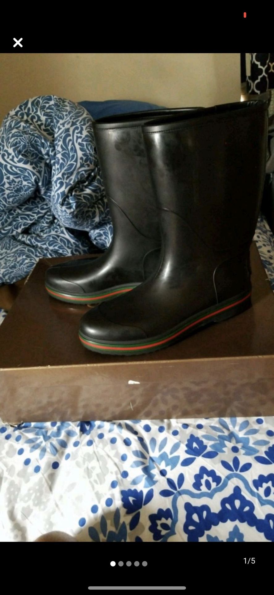 Gucci rain boots