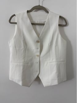 White Vest Size S