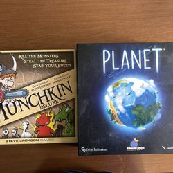 Munchkin Deluxe and Planet Board Games 