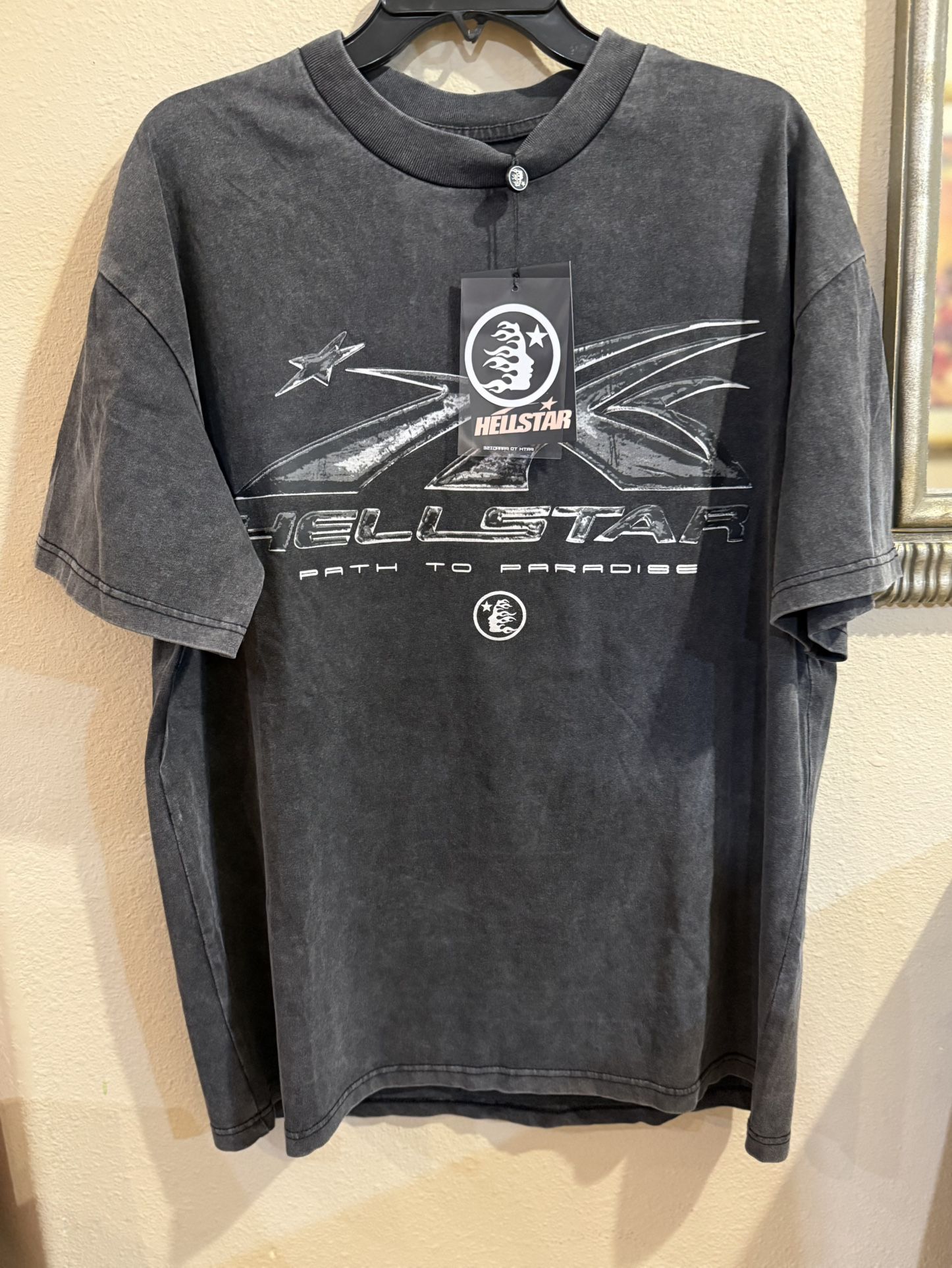 Hellstar Path To Paradise Black Tee,All Products : American Fashion Style Bags On Sale