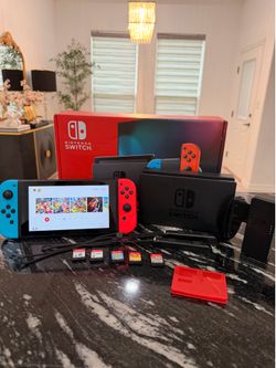 Nintendo switch and games Sold separately!!