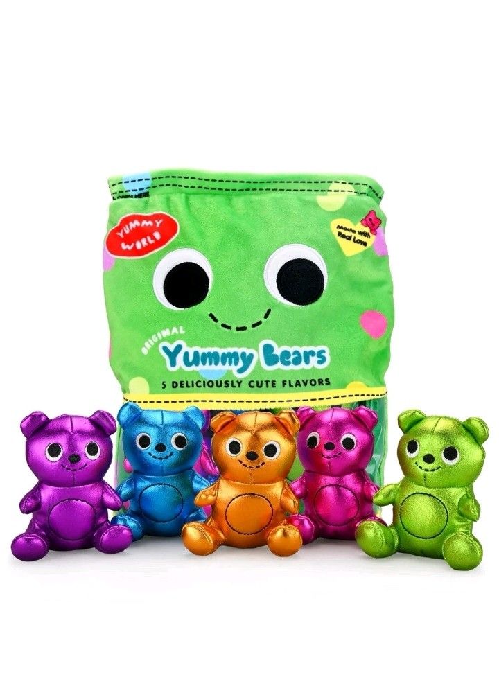 NEW YUMMY WORLD YUMMY BEARS 10” INTERACTIVE PLUSH New With Tag Kidrobot