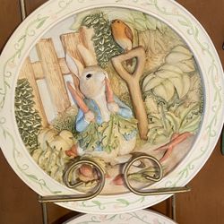 Peter Rabbit 3D Plates Set Of 3