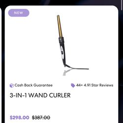 Pretty In A Minute Wand Curler 