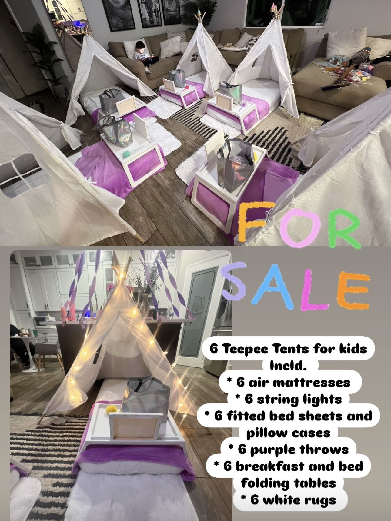 6 Teepee Tents For Kids Bulk