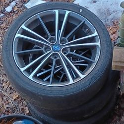 3 Subaru Rims. 