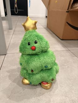 Singing Stuffed Animal Christmas Tree