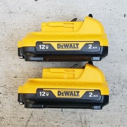 Dewalt 12v Batteries 2.0 Ah Brand New Price For Both