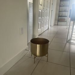 Gold Plant Pot