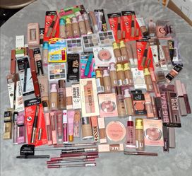 100pc Bulk Cosmetics Mix - Assorted ELF, NYX, Maybelline - Reseller Lot