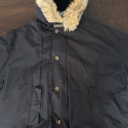 Vintage Woolrich Black Polar Parka