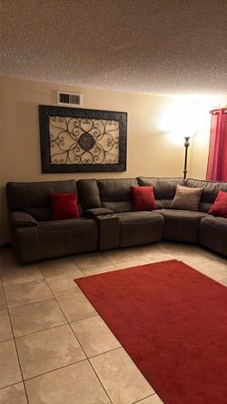 Power Reclining Sectional w/ Power Headrests – $1,500 OBO