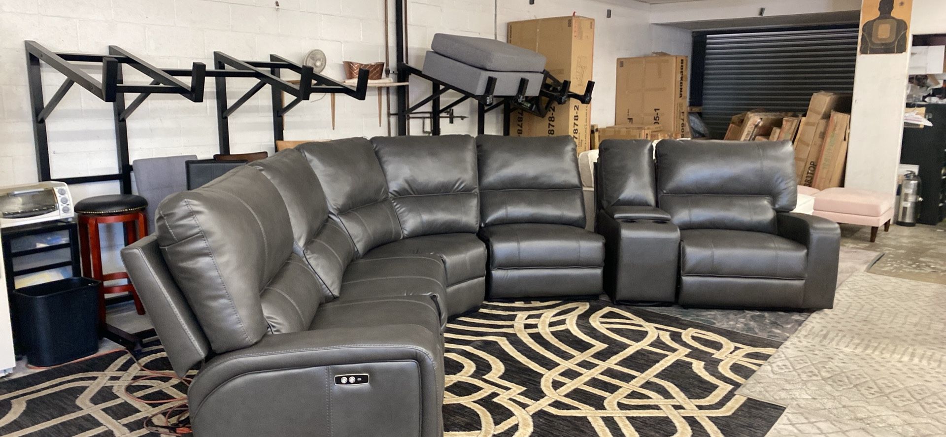 New Power Recliner Sectional Couch / Free Delivery