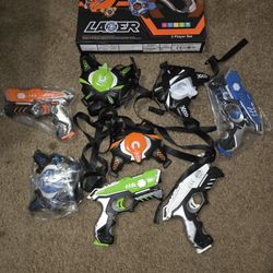 Laser Tag Bundle — New Unopened Set + Extra Gear