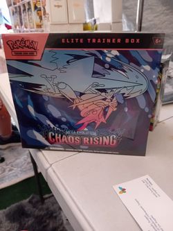 Pokemon TCG Chaos Rising ETB Elite Trainer Box Sealed - Presale