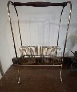Vintage Record Storage Rack