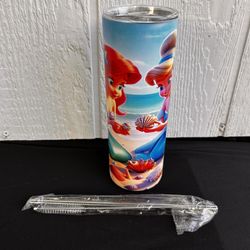  The Little Mermaid 20oz travel tumbler featuring Ariel
