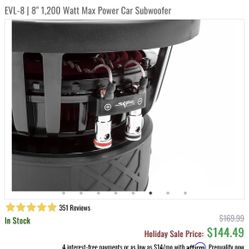 Skar Audio EVL-8 D4 Competition Grade