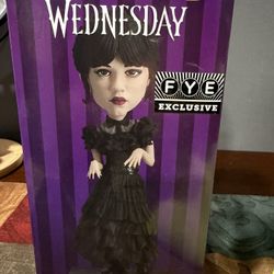 Addams Family Wednesday Dance Bobblehead Black Dress Royal Bobbles FYE Exclusive